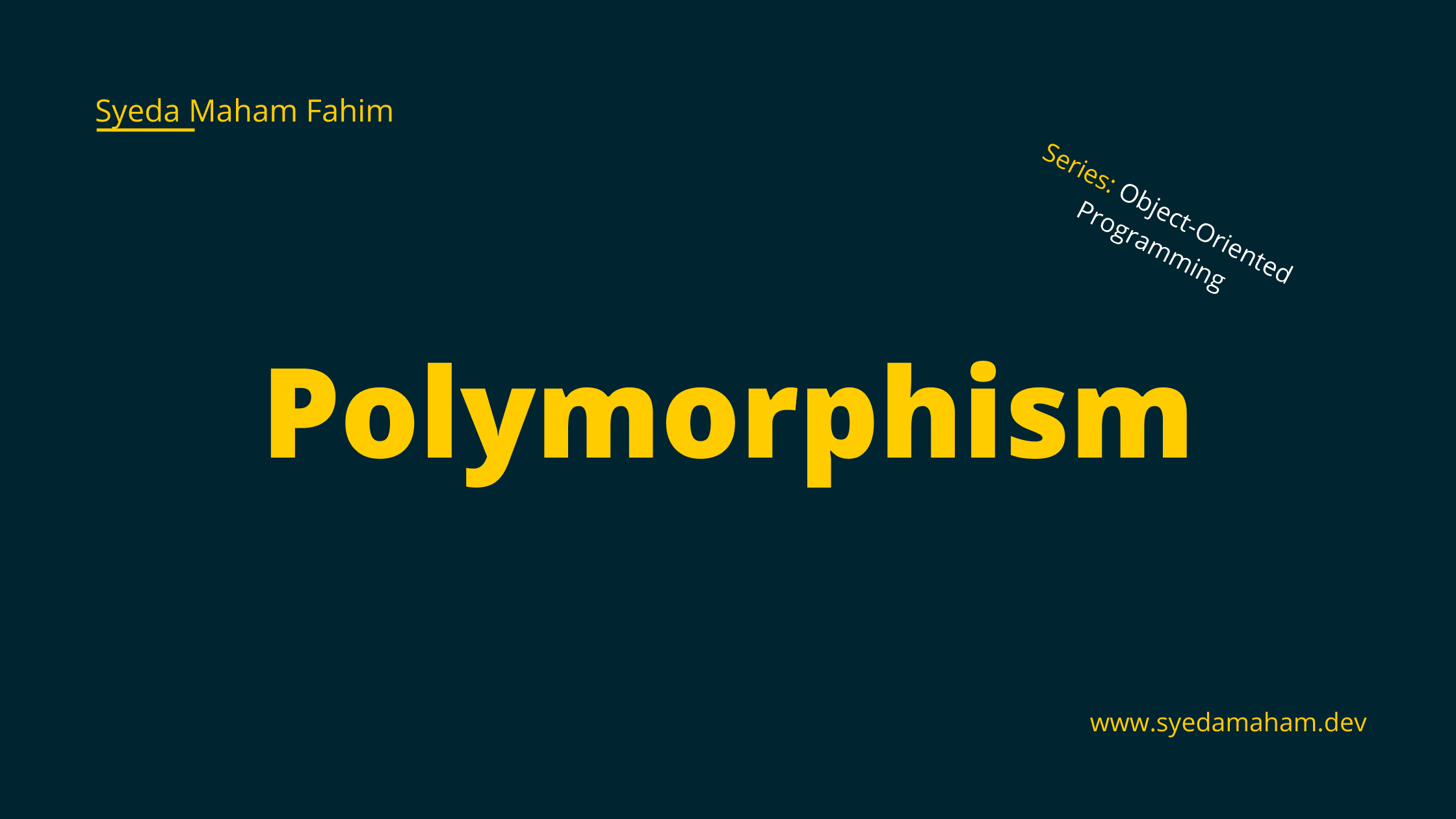 Polymorphism